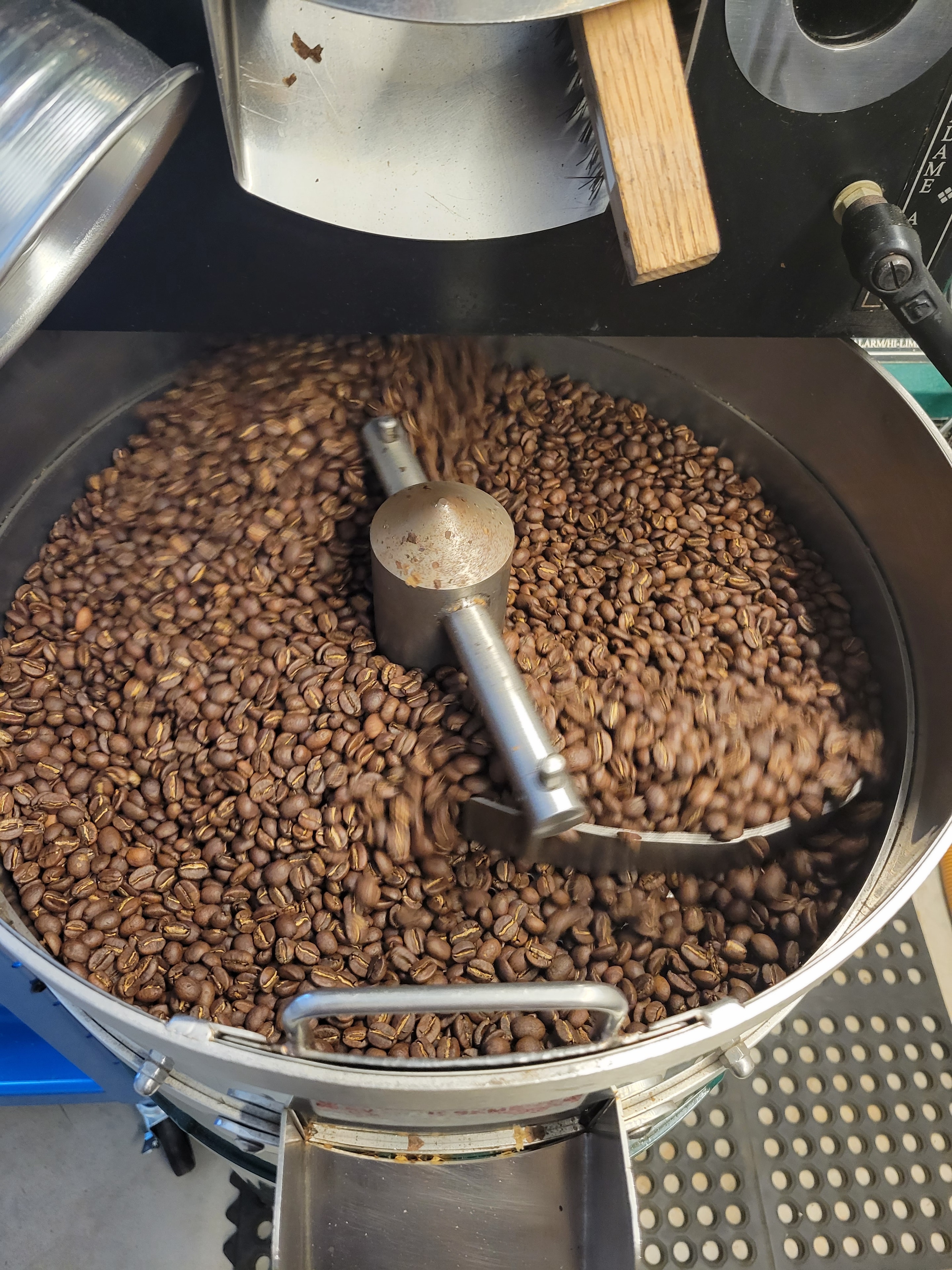 Coffee lot close-up
