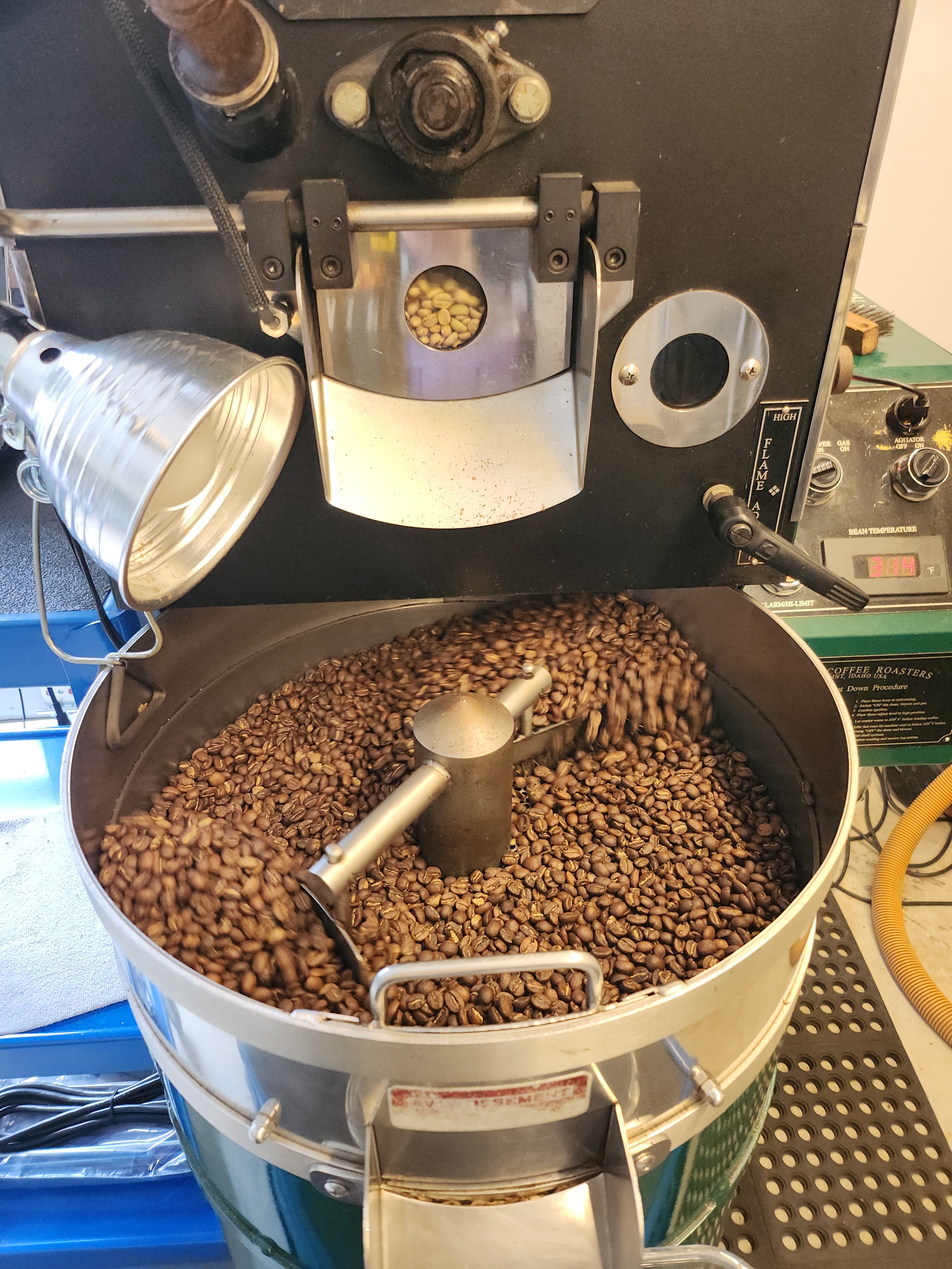 Coffee lot close-up